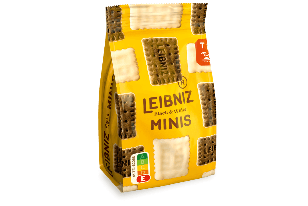 Verpackung der LEIBNIZ Minis Black & White Kekse