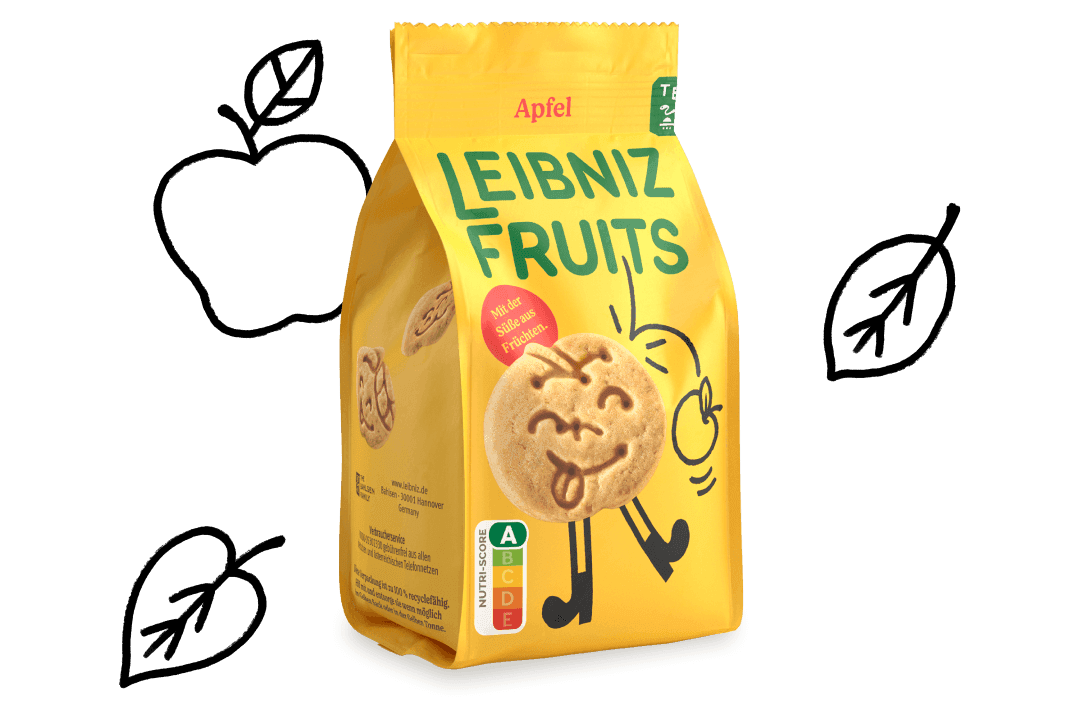 Leibniz Fruits Apfel Verpackung