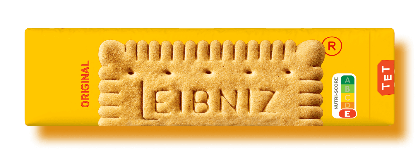 LEIBNIZ Original Keks Verpackung mit Nutri-Score E Label