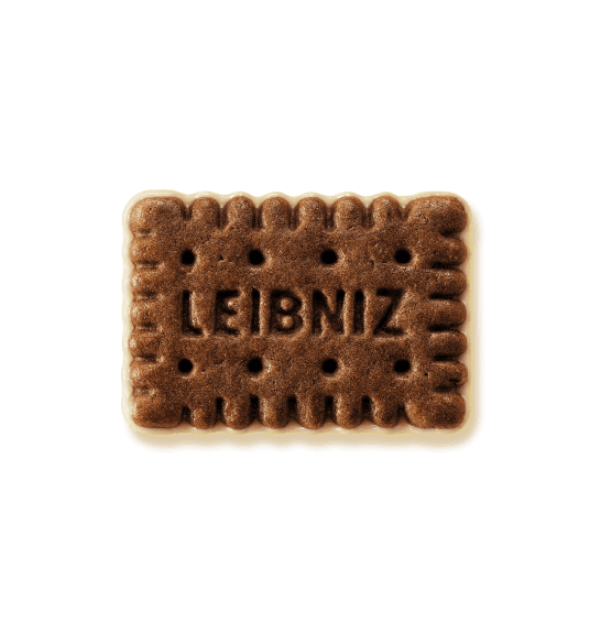 LEIBNIZ Minis Black & White Keks als Detailaufnahme