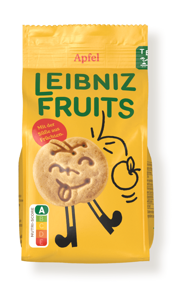 Verpackung der LEIBNIZ Fruits Apfel Kekse