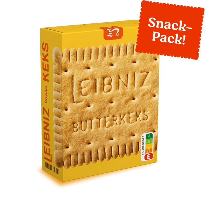 Eine Packung Butterkekse Snack Packs.